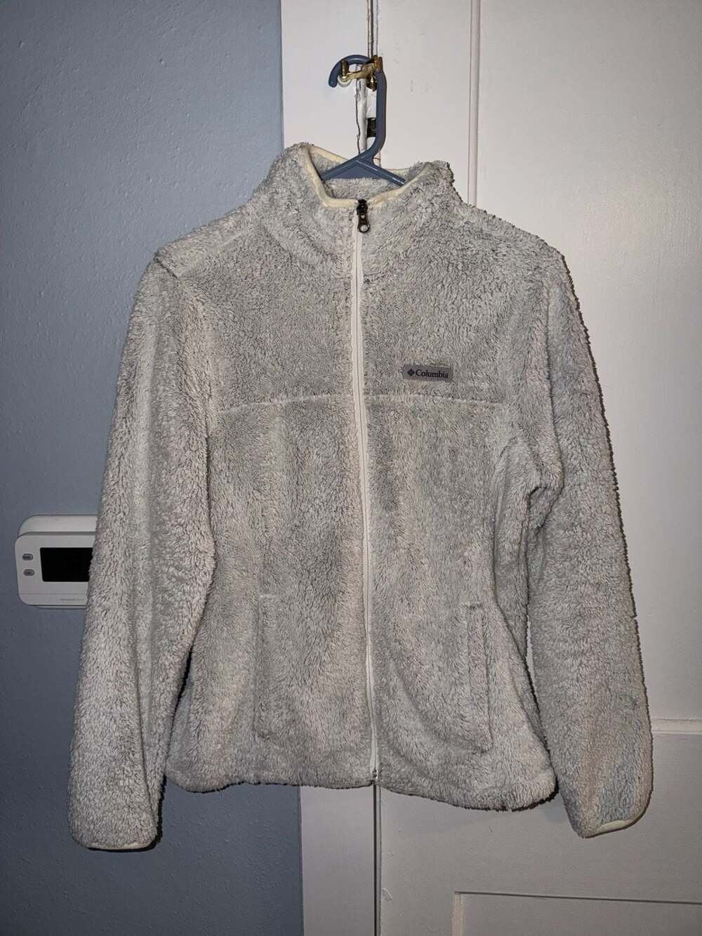 Columbia Women's Cloudy Day Full Zip Fleece Jacket White